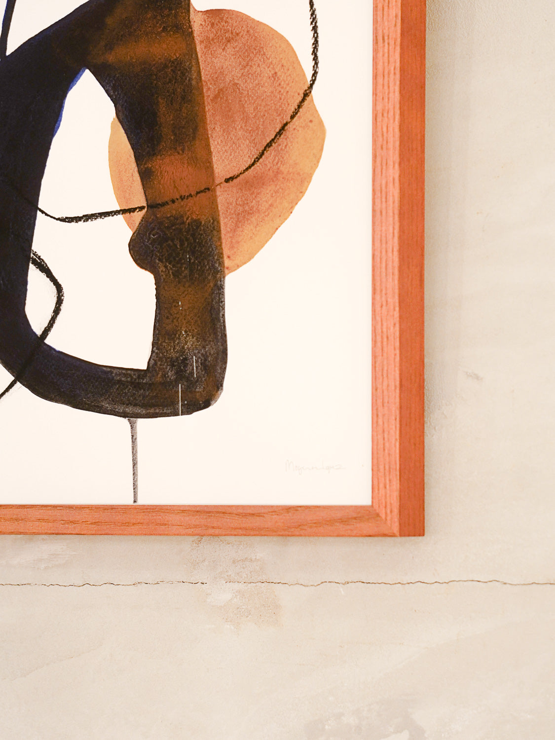 The poster club , Berit Mogensen Lopez - "Link" 30×40 - Denmark