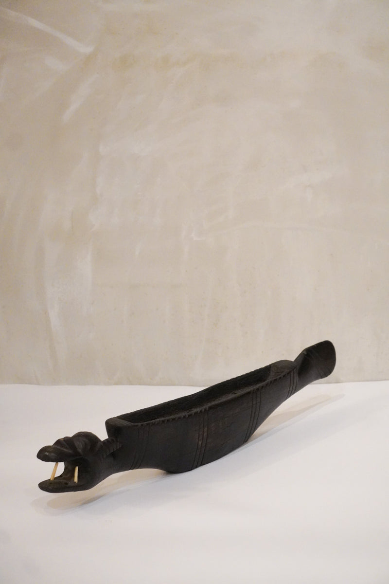 ソンゲ族 ウッドオブジェ <br>bob's box - ヴィンテージ SHARK ATTACK