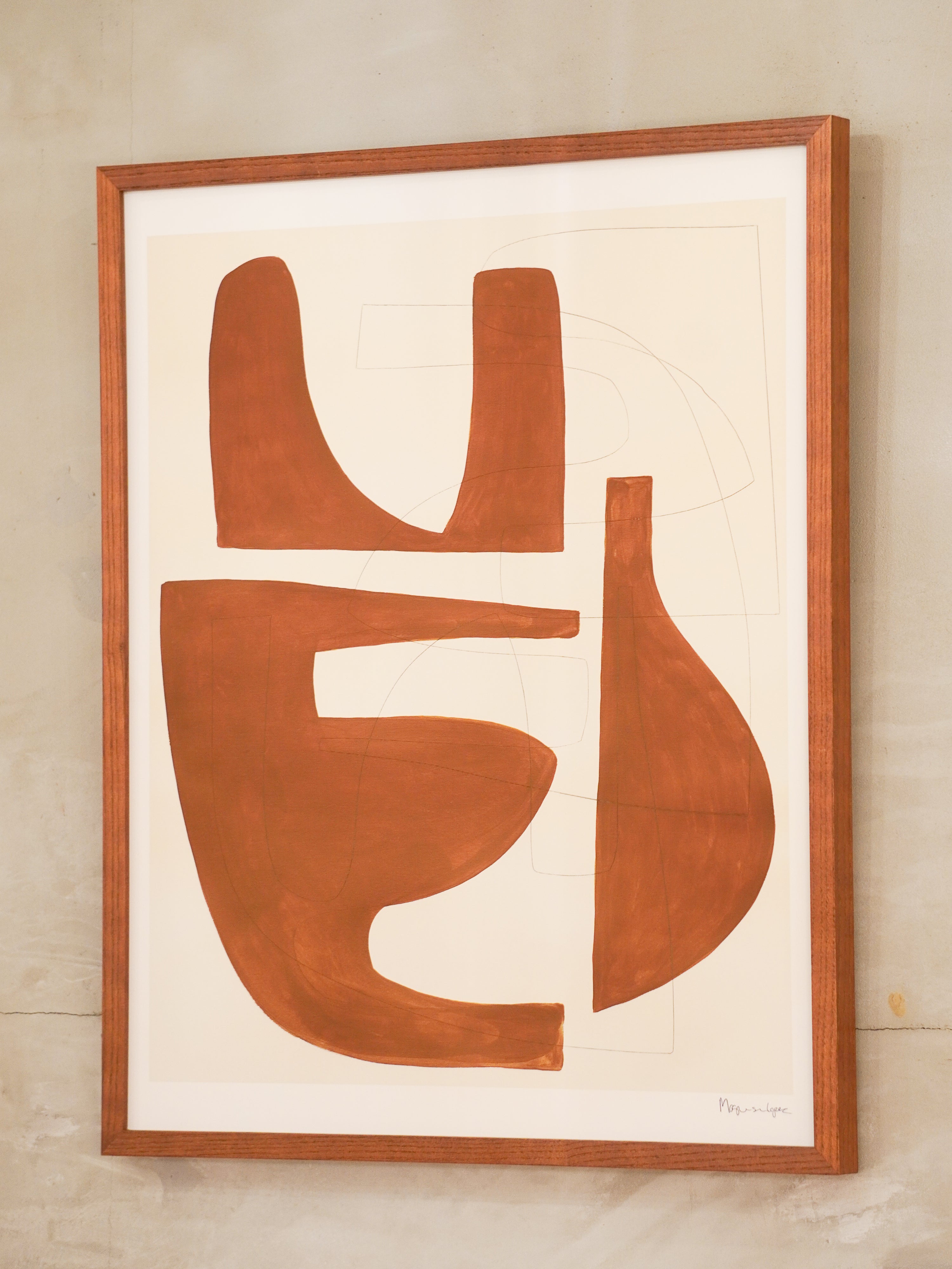 The Poster Club"Berit Mogensen Lopez" - 「Sienna」40x50 - Denmark