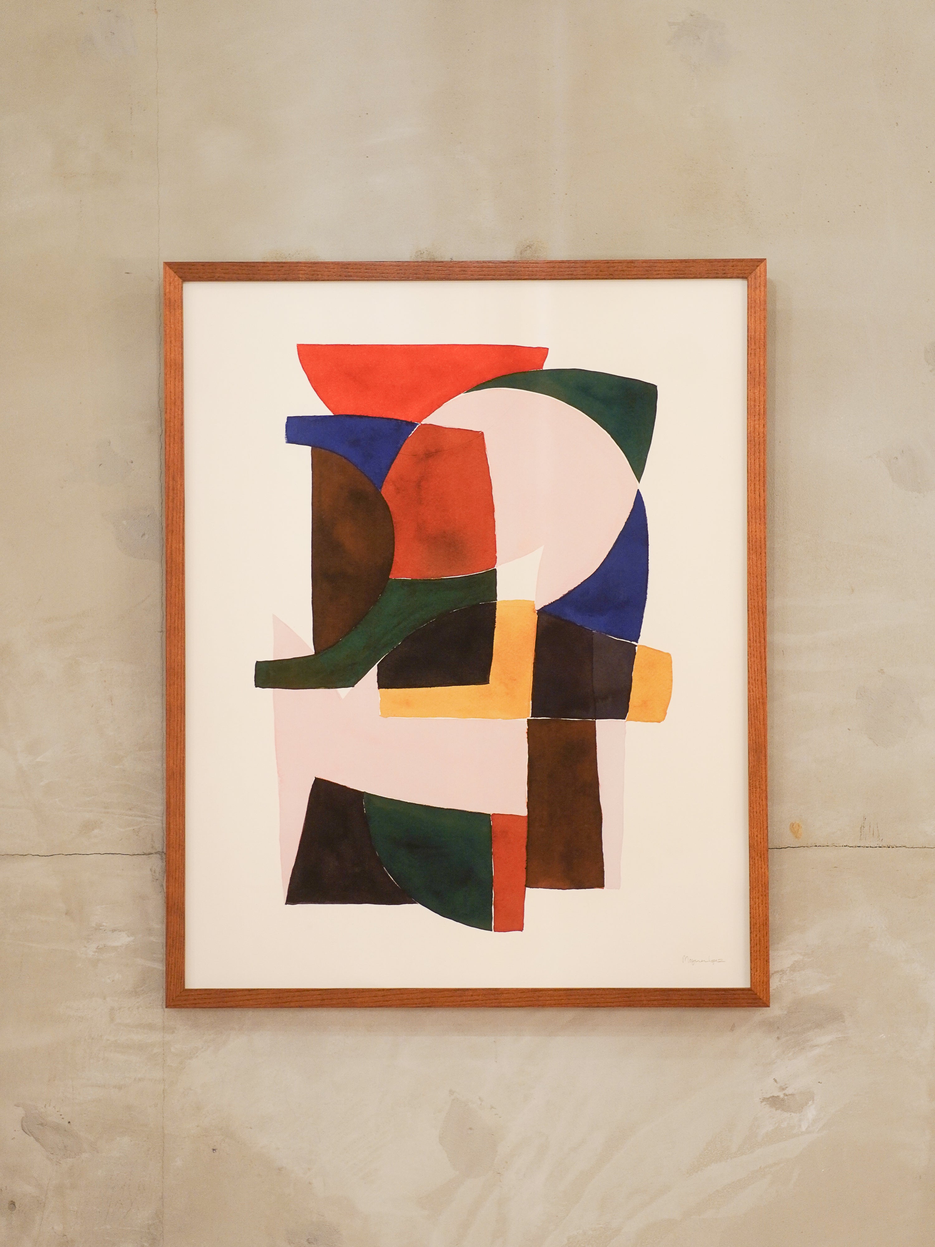The Poster Club "Berit Mogensen Lopez" - 「Building Blocks」40x50 - Denmark