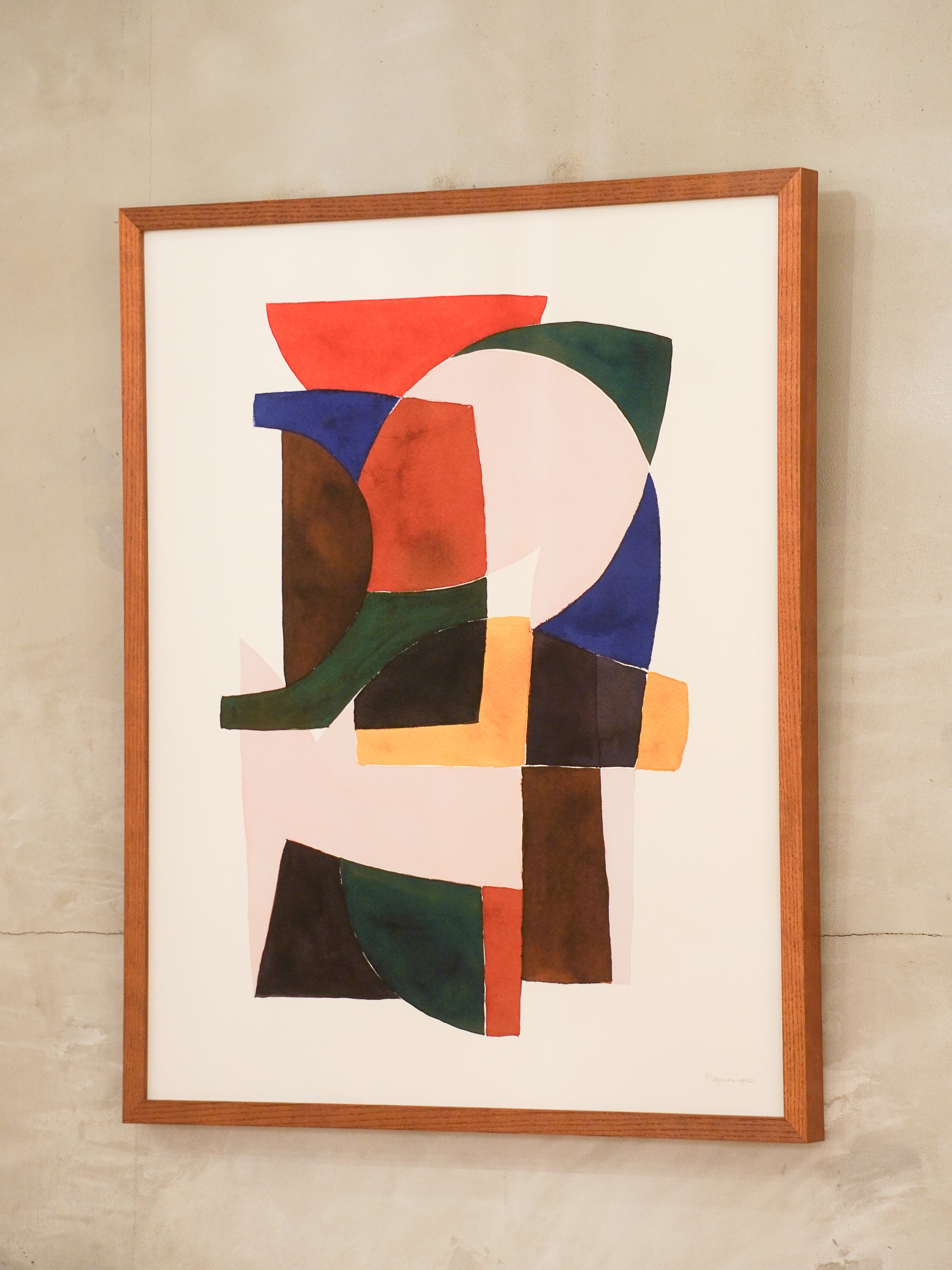 The Poster Club "Berit Mogensen Lopez" - 「Building Blocks」40x50 - Denmark