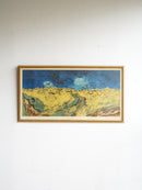 Vincent van Gogh "Wheatfield with Crows"<br> ウォールアート <br> 1960-70's , Netherlands <br> 大和店
