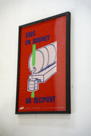 Franceウォールポスター<br>ヴィンテージ <br>cerote antiques・大和店 - ヴィンテージ SHARK ATTACK