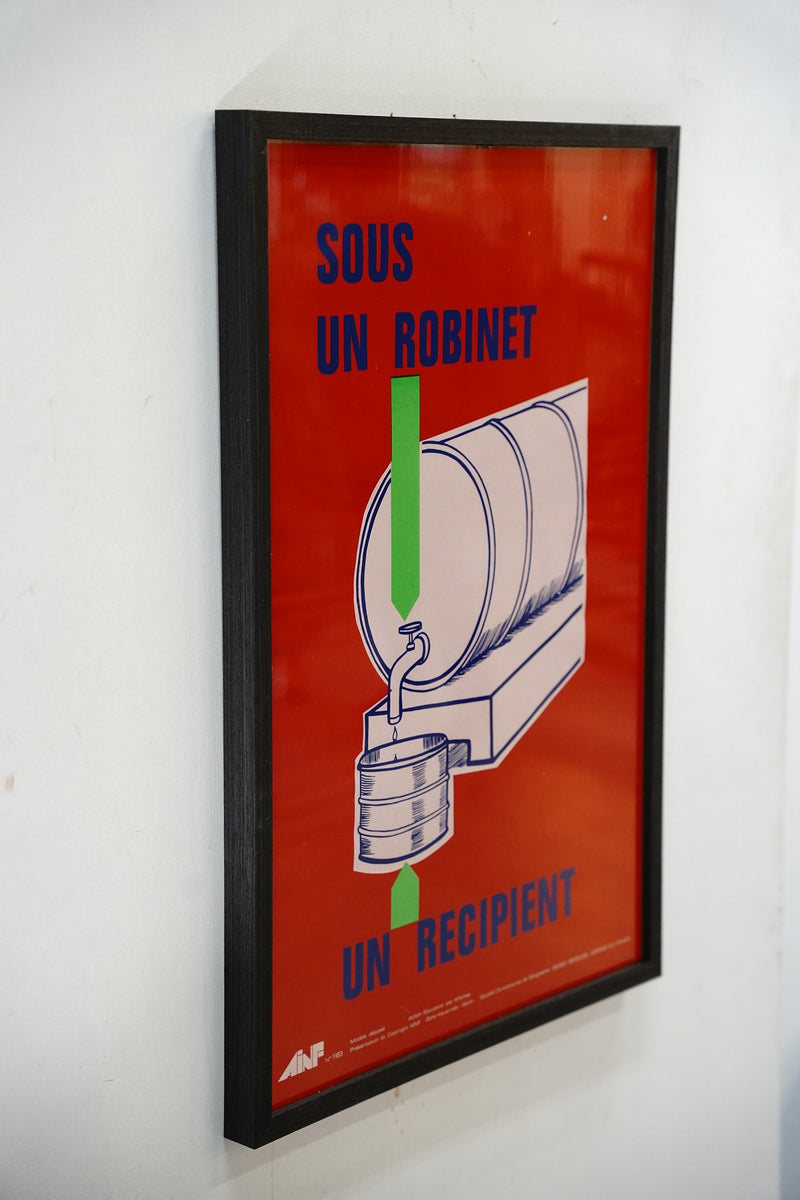 France50s-60s wall poster vintage<br> Sendagaya store