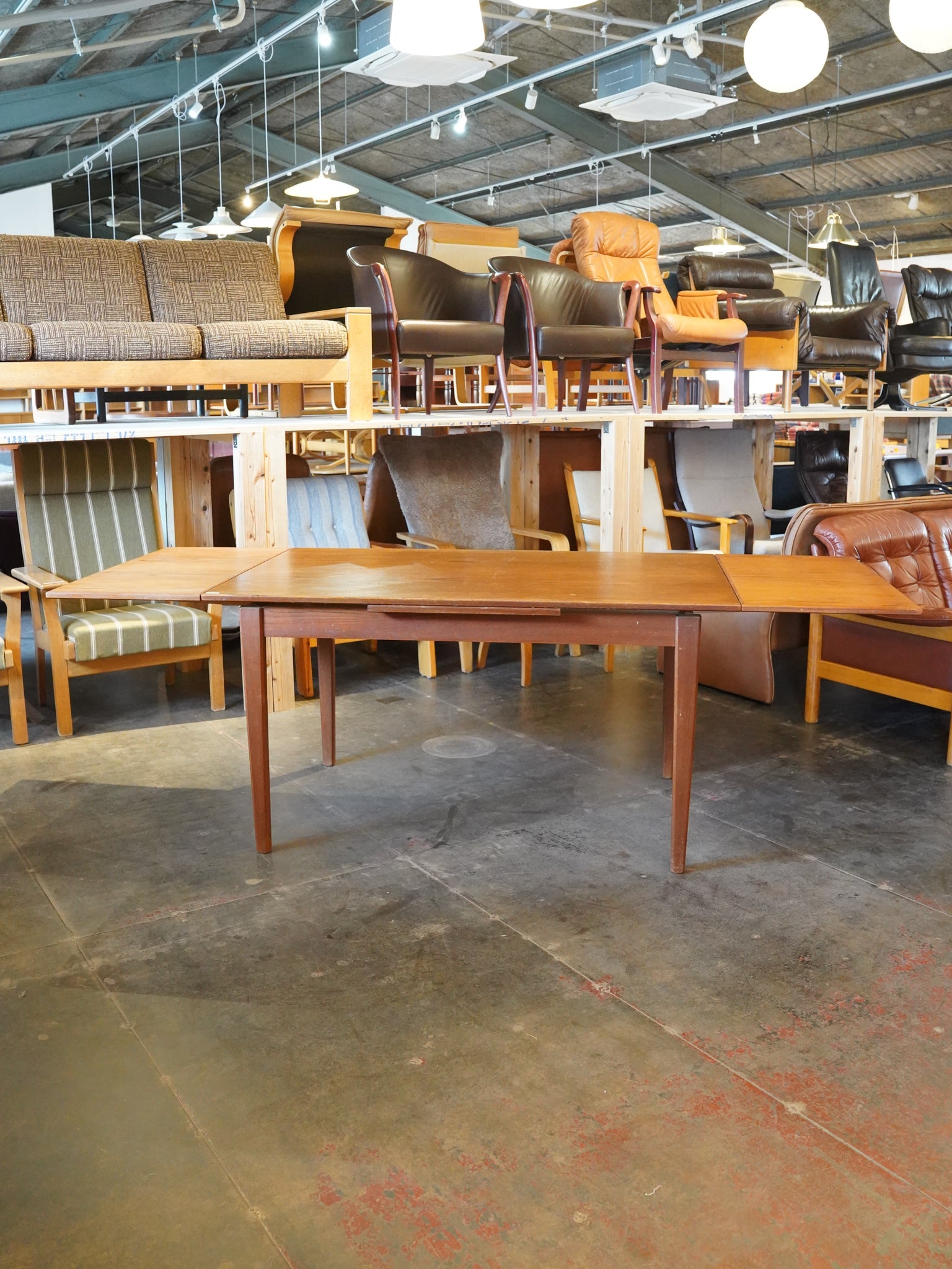 Sejling Møbelfabrik - チークウッド ドローリーフテーブル - 1960's-1970's , Denmark