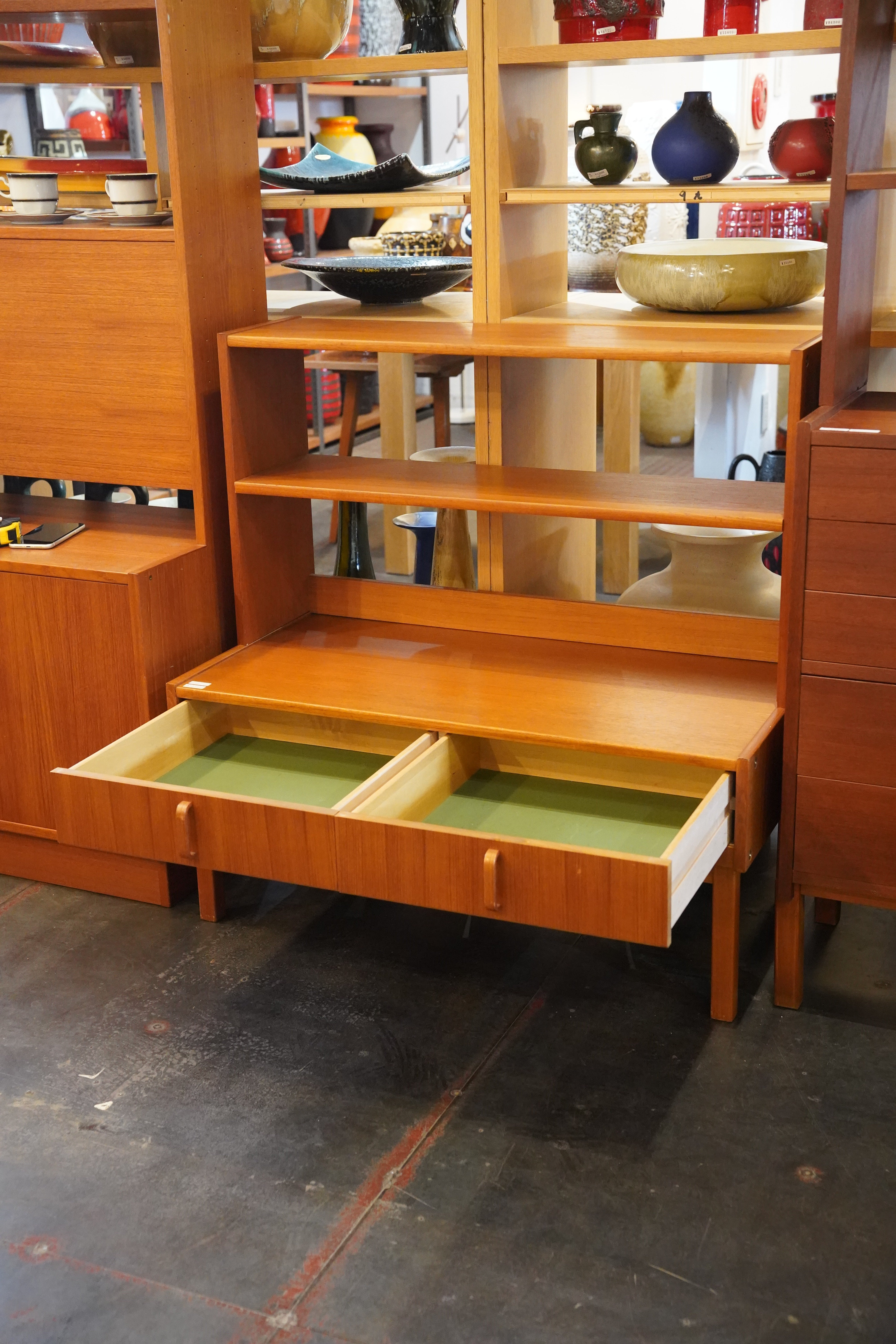 Bodafors , Bertil Fridhagen - チークウッド オープンシェルフ - 1960's , Denmark - cerote antiques