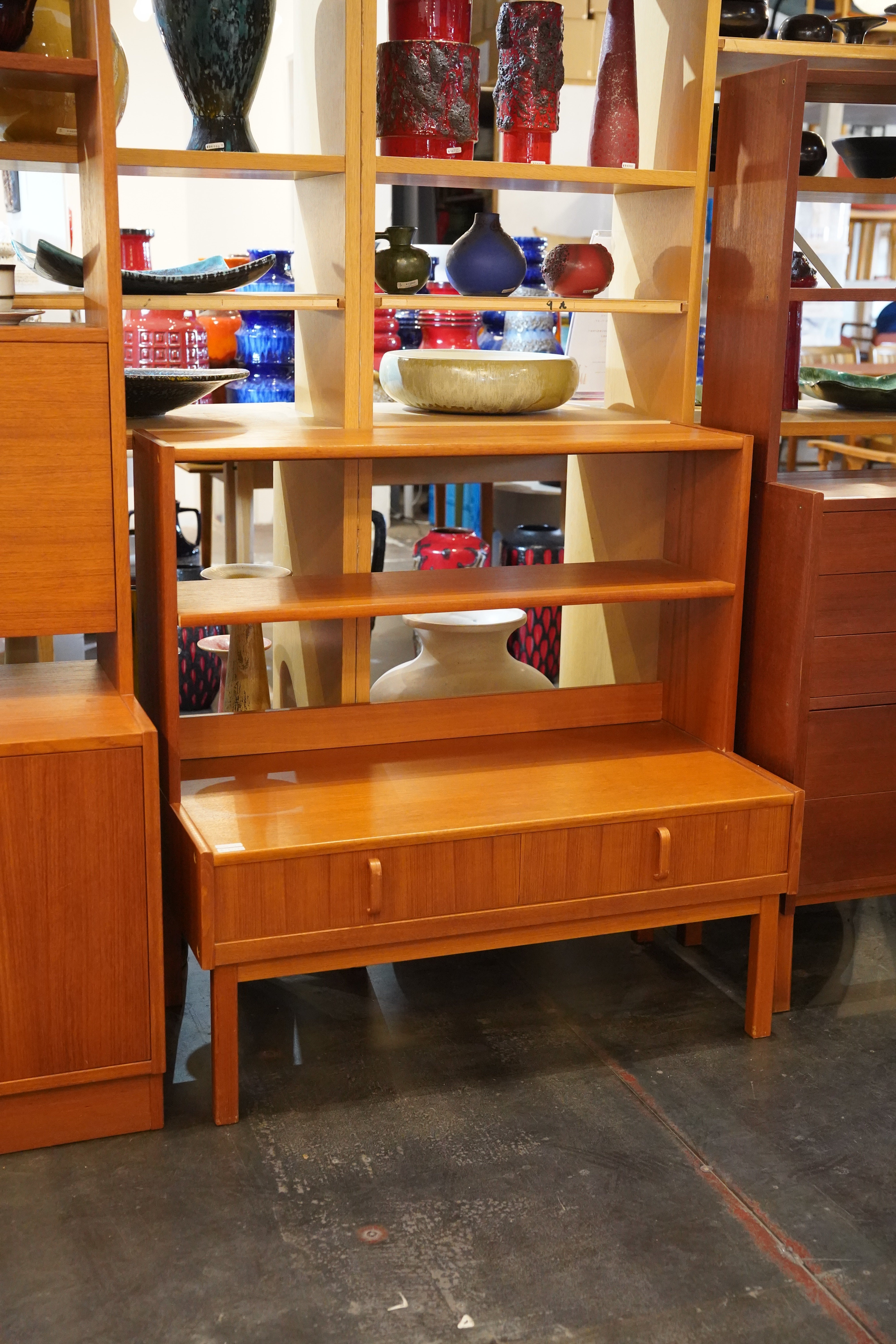 Bodafors , Bertil Fridhagen - チークウッド オープンシェルフ - 1960's , Denmark - cerote antiques