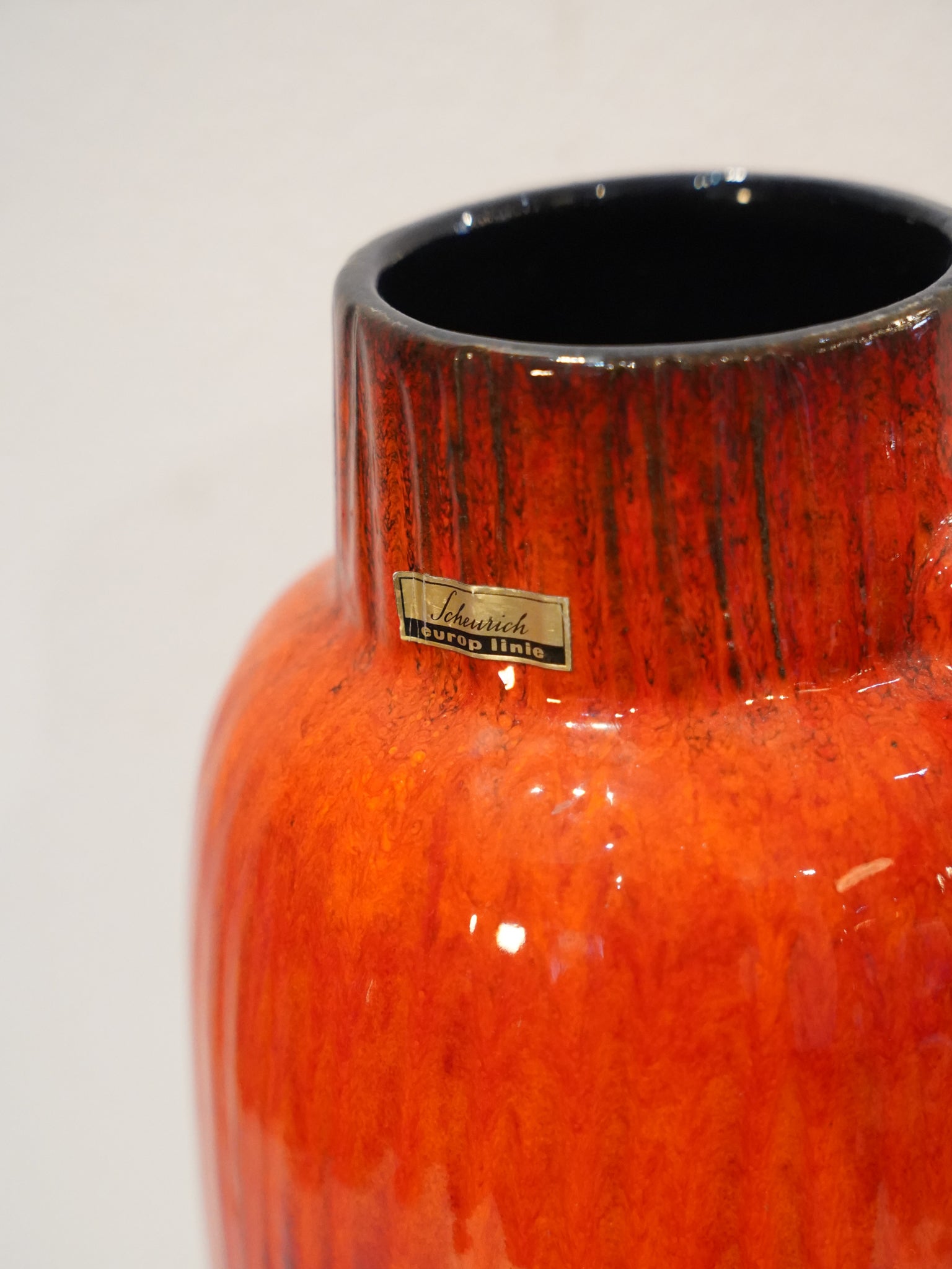 Scheurich 420/37 - Fat Lava - セラミック フラワーベース - 1960's-1970's , West Germany