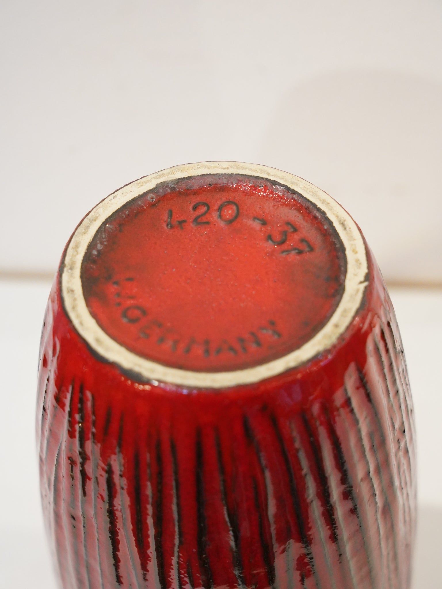 Scheurich 420/37 - Fat Lava - セラミック フラワーベース - 1960's-1970's , West Germany