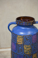 Scheurich <br>セラミック フラワーベース<br>1970's , Germany <br>cerote antiques - ヴィンテージ SHARK ATTACK