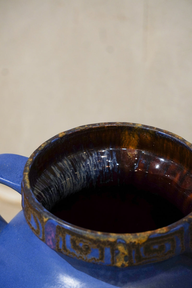 Scheurich <br>セラミック フラワーベース<br>1970's , Germany <br>cerote antiques - ヴィンテージ SHARK ATTACK