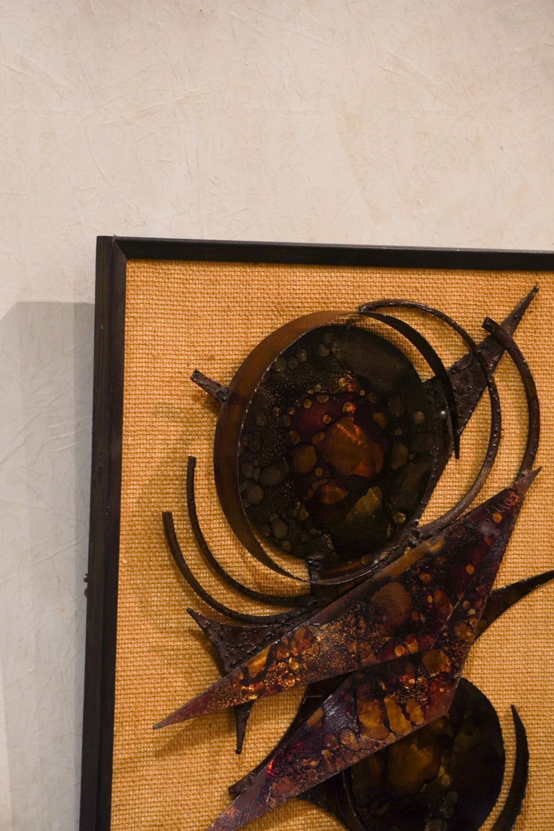 Henrik Horst<br>メタルウォールアート<br> 1970's , Denmark<br> bob's box - ヴィンテージ SHARK ATTACK