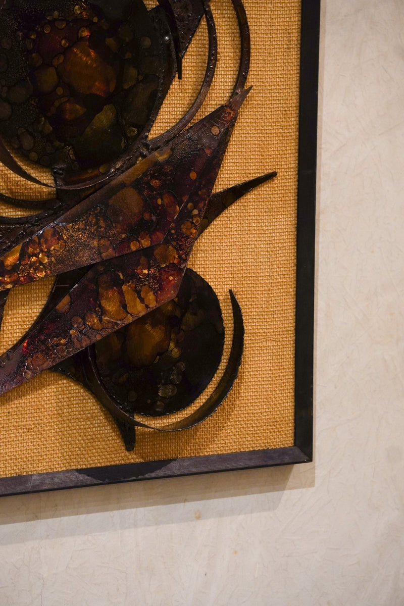 Henrik Horst<br>メタルウォールアート<br> 1970's , Denmark<br> bob's box - ヴィンテージ SHARK ATTACK