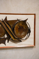 Henrik Horst<br>メタルウォールアート<br> 1970's , Denmark <br> bob's box - ヴィンテージ SHARK ATTACK