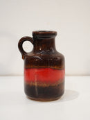 Scheurich 414/16 <br>Fat Lava <br>セラミック フラワーベース <br>1960's-1970's , West Germany <br>大和店