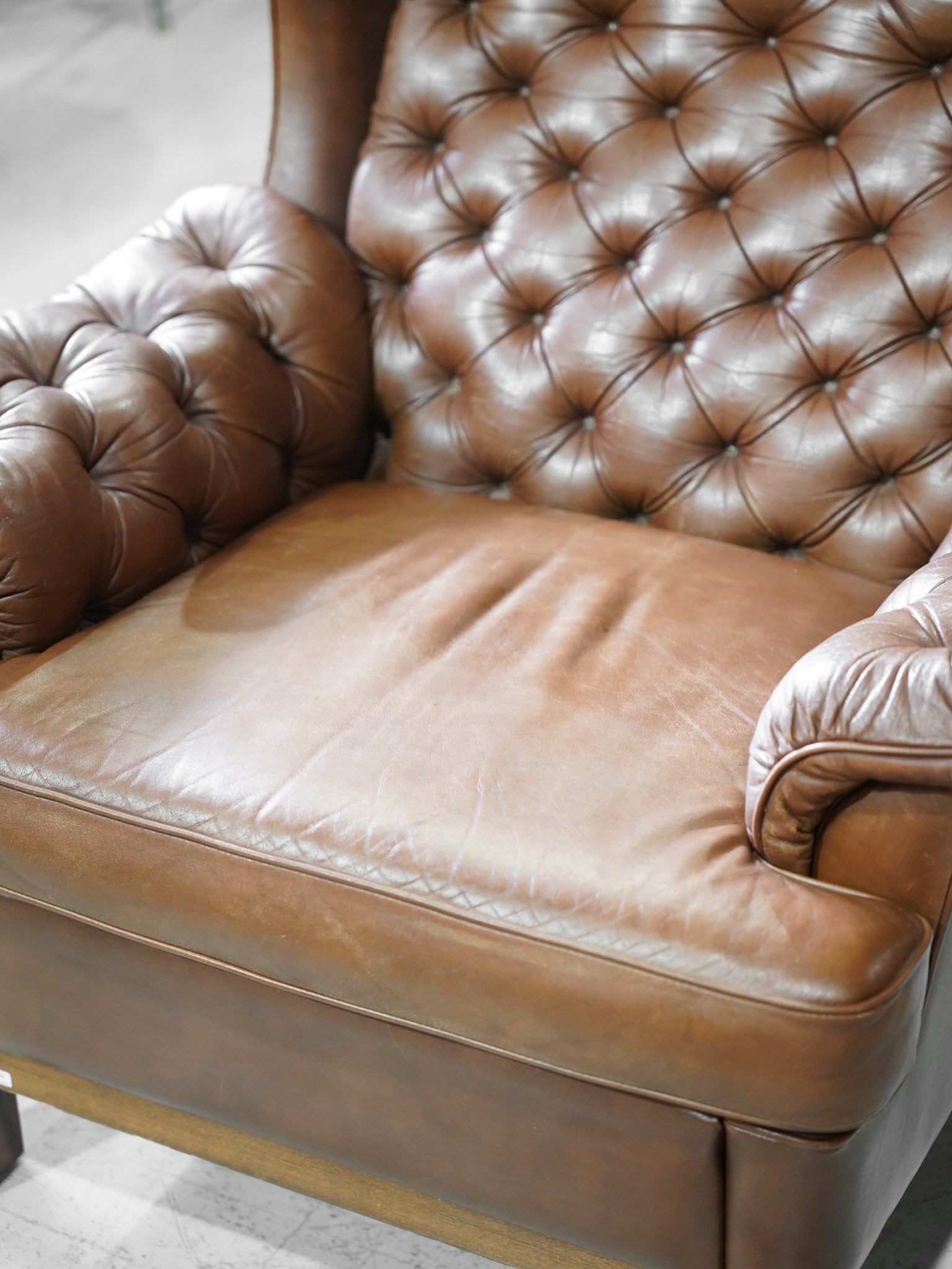 レザー 1シーターソファ - 大和店
