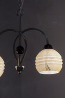 2灯 シャンデリア <br>1960's , France<br>cerote antiques - ヴィンテージ SHARK ATTACK