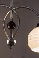 2灯 シャンデリア <br>1960's , France<br>cerote antiques - ヴィンテージ SHARK ATTACK