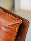 レザー ラウンジチェア <br>cerote antiques