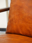 レザー ラウンジチェア <br>cerote antiques