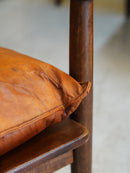 レザー ラウンジチェア <br>cerote antiques