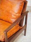 レザー ラウンジチェア <br>cerote antiques