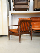 レザー ラウンジチェア <br>cerote antiques