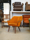 ファブリック ラウンジチェア <br> cerote antiques
