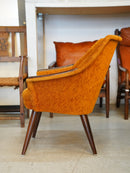 ファブリック ラウンジチェア <br> cerote antiques