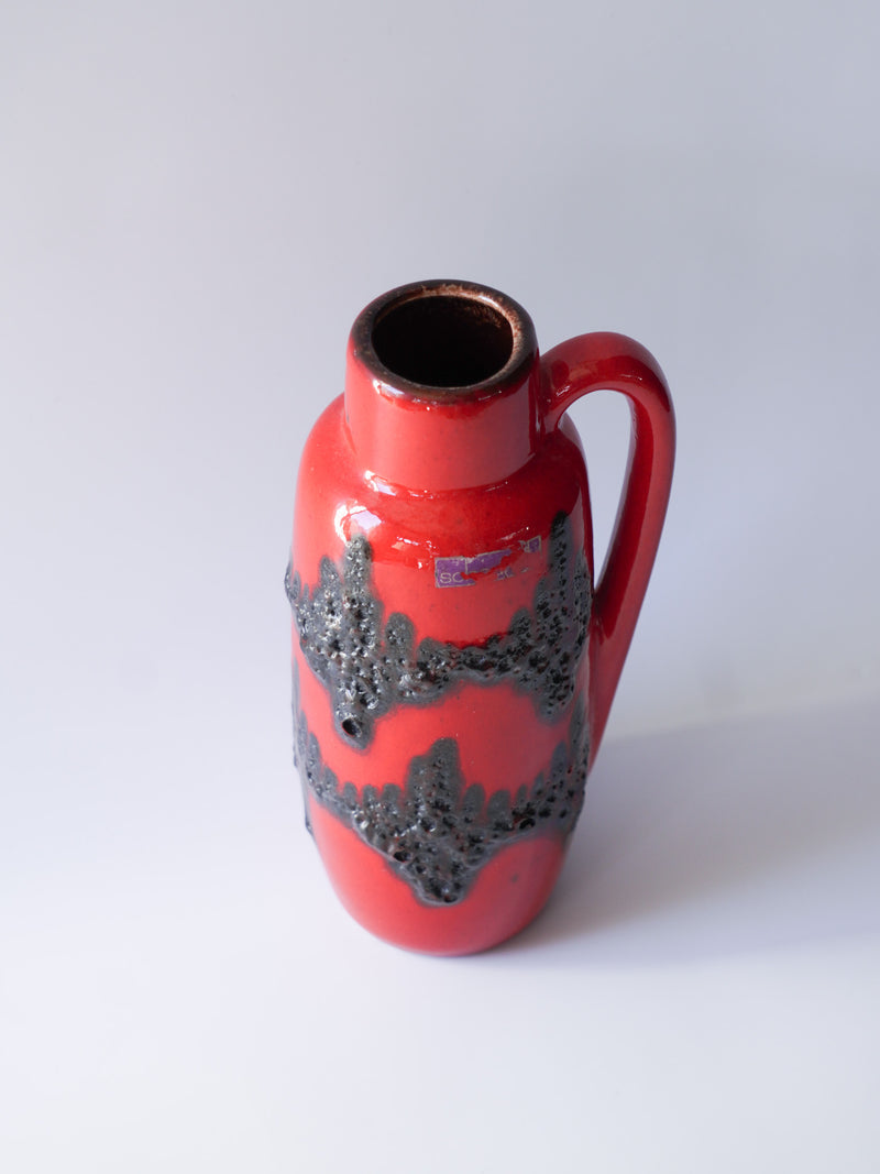 Scheurich <br>Fat Lava <br>セラミック フラワーベース <br>West Germany <br>bob's box