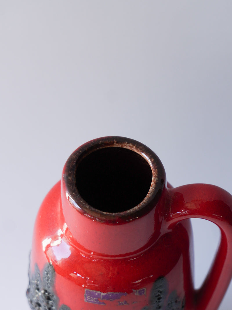 Scheurich <br>Fat Lava <br>セラミック フラワーベース <br>West Germany <br>bob's box