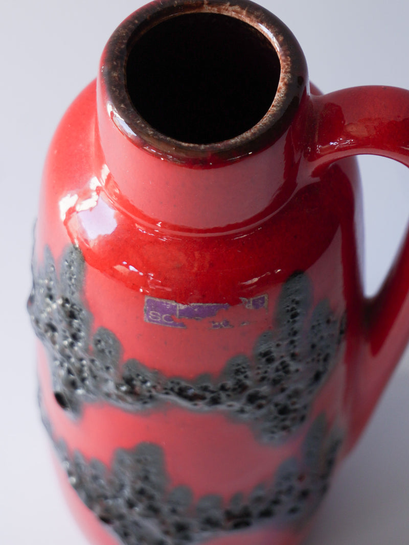 Scheurich <br>Fat Lava <br>セラミック フラワーベース <br>West Germany <br>bob's box