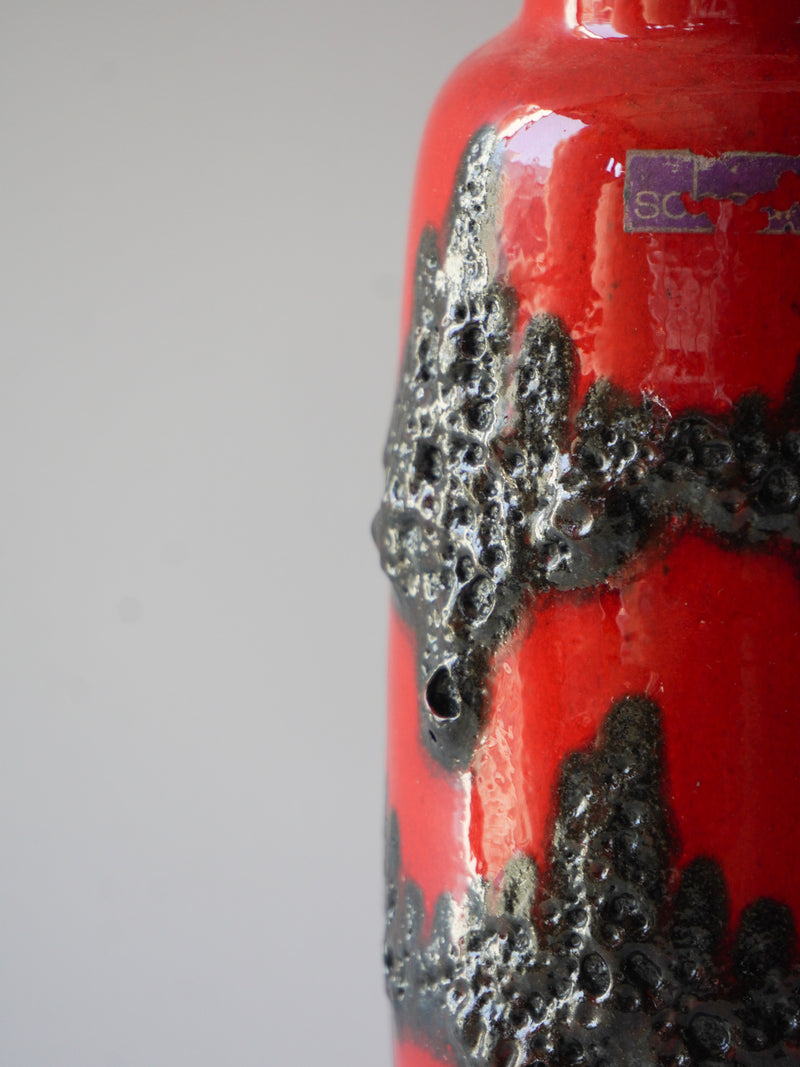 Scheurich <br>Fat Lava <br>セラミック フラワーベース <br>West Germany <br>bob's box