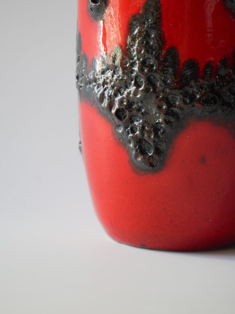 Scheurich <br>Fat Lava <br>セラミック フラワーベース <br>West Germany <br>bob's box