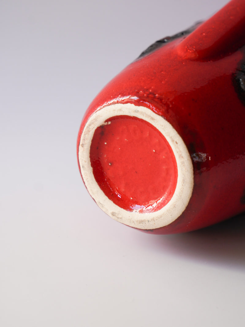 Scheurich <br>Fat Lava <br>セラミック フラワーベース <br>West Germany <br>bob's box