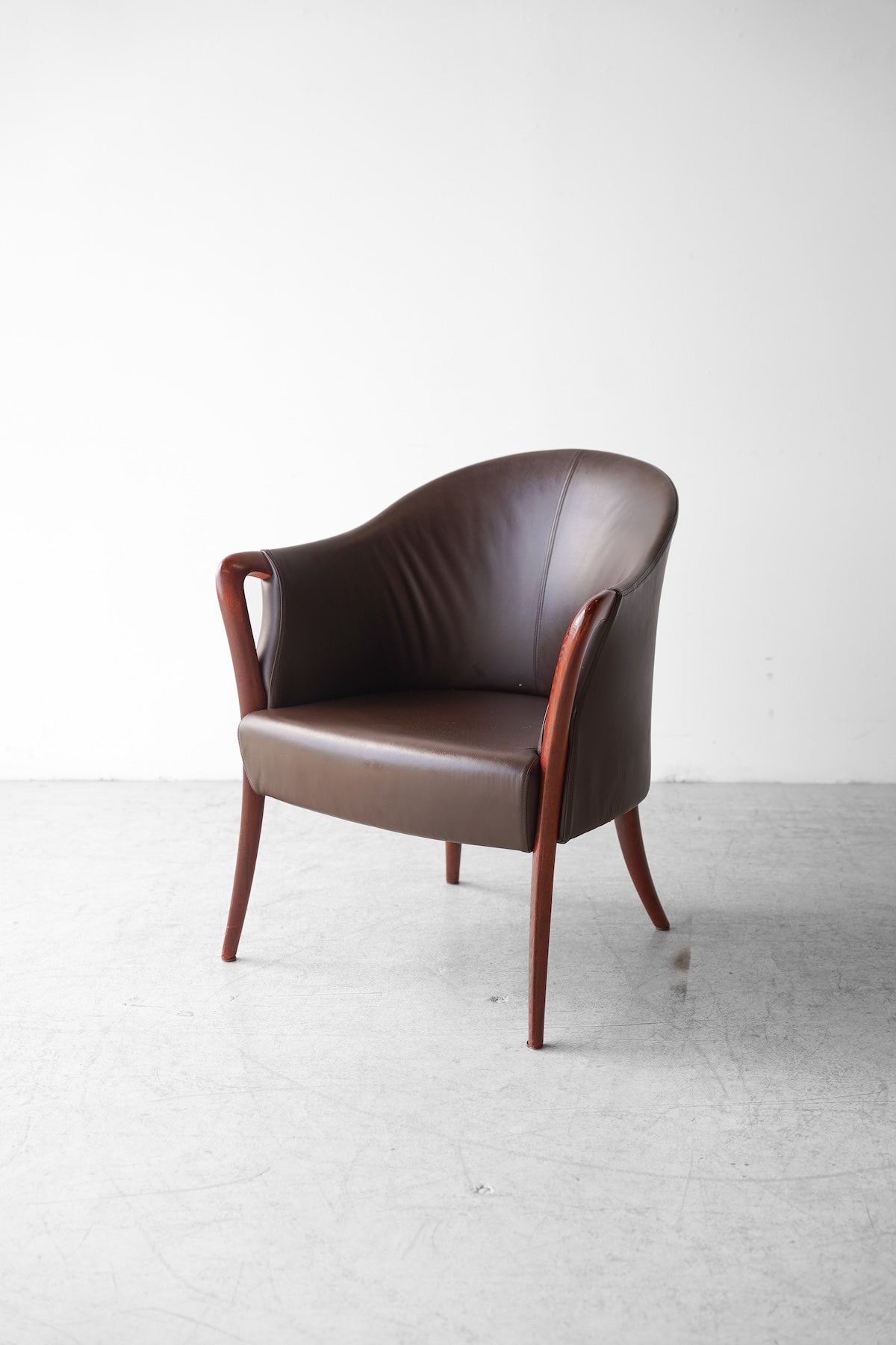レザー 1シーター ソファ cerote antiques