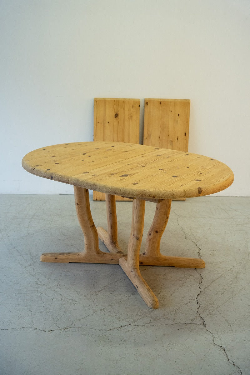Pinewood Extension Dining Table Vintage Yamato Store
