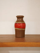 Scheurich 523/18 <br>Fat Lava セラミックフラワーベース <br>1960's-1970's , West Germany <br>reload店