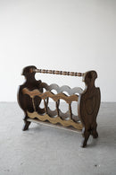 ウッド マガジンラック <br>大和店 - ヴィンテージ SHARK ATTACK