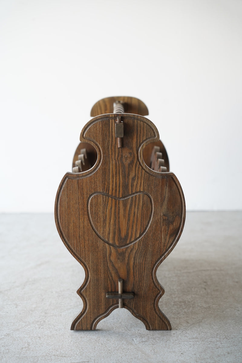 ウッド マガジンラック <br>大和店 - ヴィンテージ SHARK ATTACK