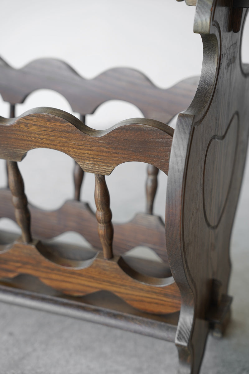 ウッド マガジンラック <br>大和店 - ヴィンテージ SHARK ATTACK