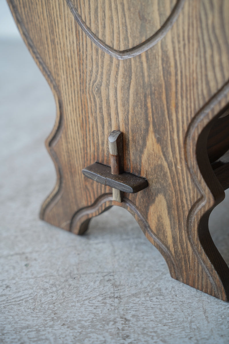 ウッド マガジンラック <br>大和店 - ヴィンテージ SHARK ATTACK