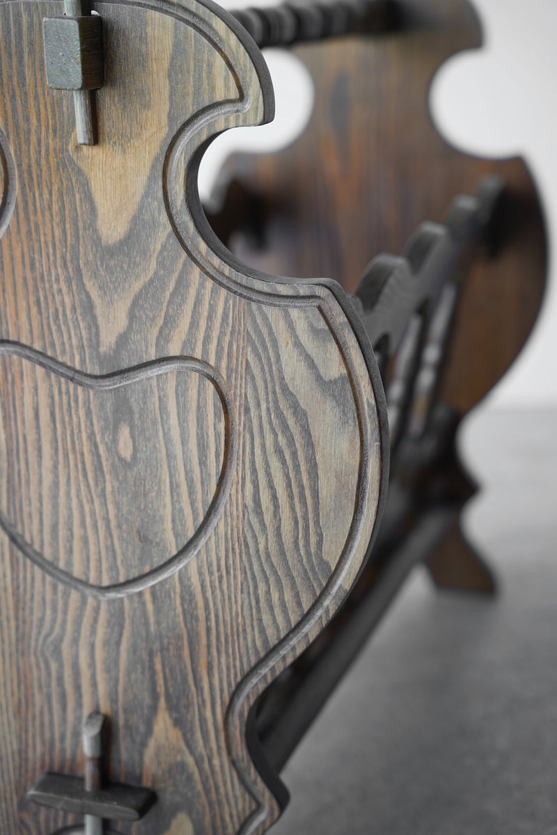 ウッド マガジンラック <br>大和店 - ヴィンテージ SHARK ATTACK