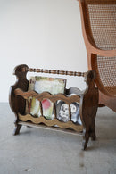 ウッド マガジンラック <br>大和店 - ヴィンテージ SHARK ATTACK