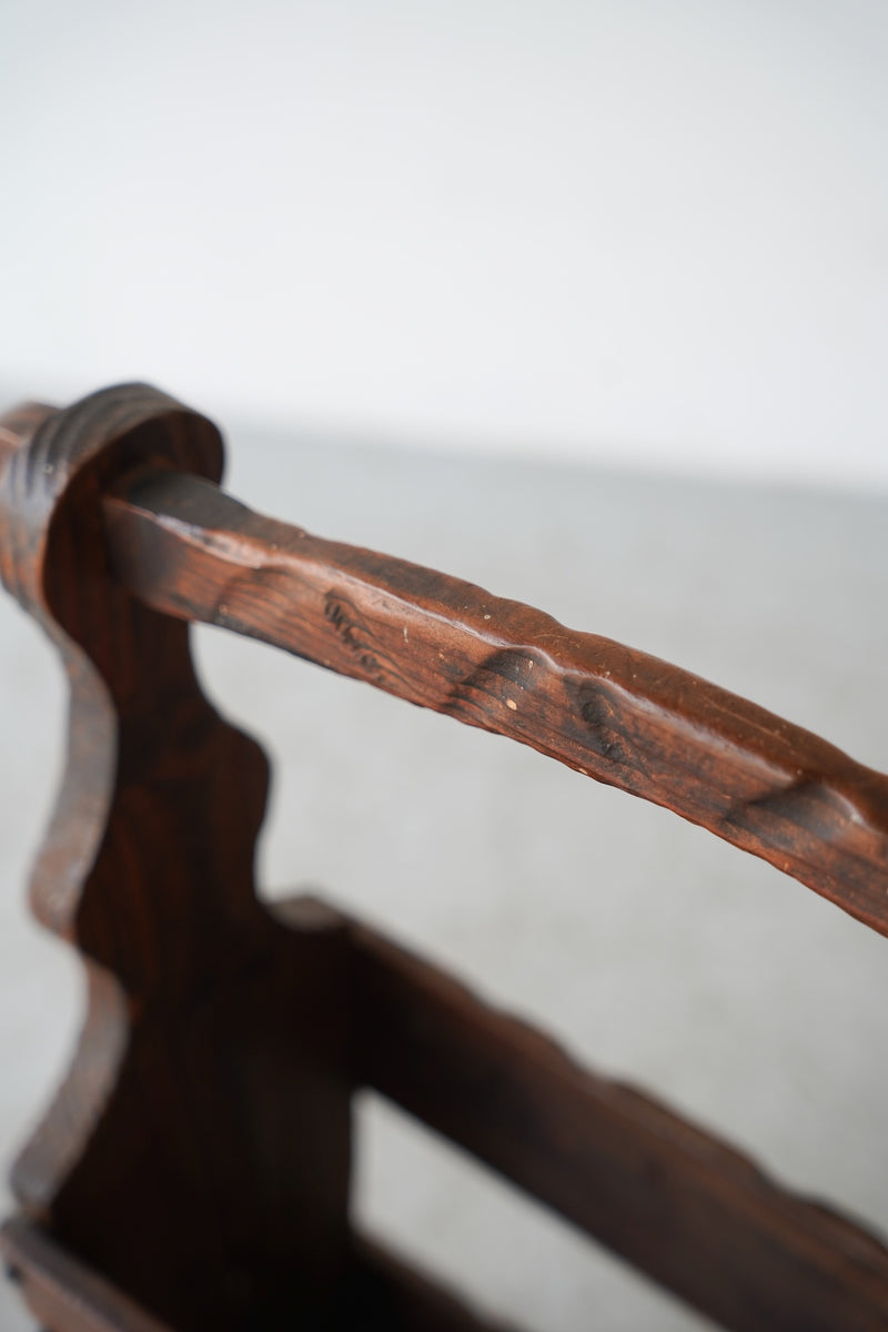 ウッド マガジンラック <br>大和店 - ヴィンテージ SHARK ATTACK