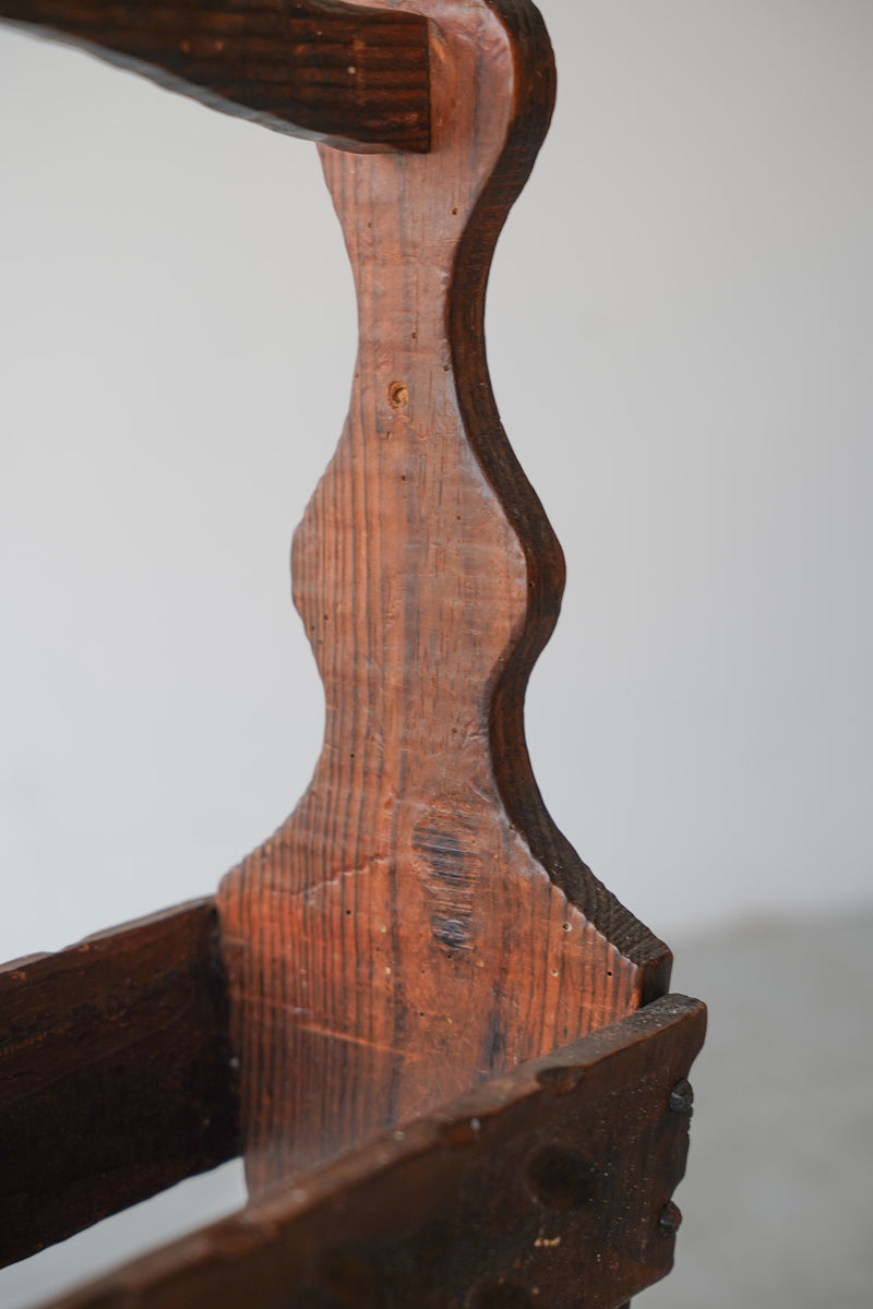 ウッド マガジンラック <br>大和店 - ヴィンテージ SHARK ATTACK