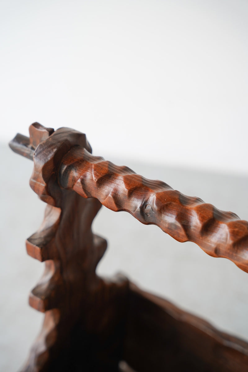 ウッド マガジンラック <br>大和店 - ヴィンテージ SHARK ATTACK