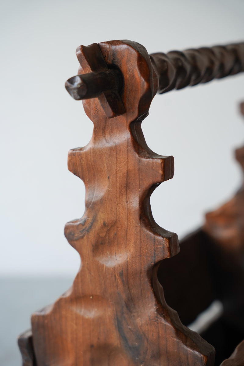 ウッド マガジンラック <br>大和店 - ヴィンテージ SHARK ATTACK