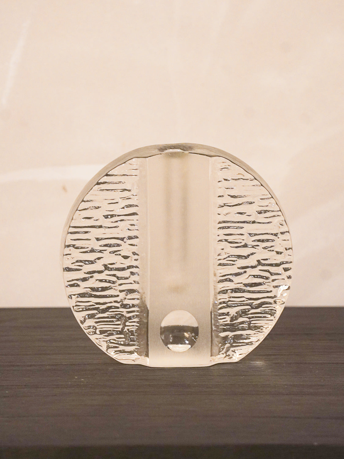Walther Glas , Heiner Düsterhaus - Germany , 1970's -  'Solifleur' ガラスフラワーベース