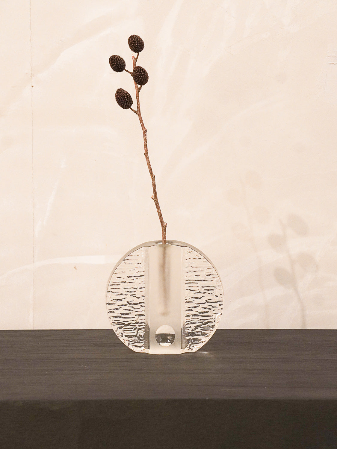 Walther Glas , Heiner Düsterhaus - Germany , 1970's -  'Solifleur' ガラスフラワーベース